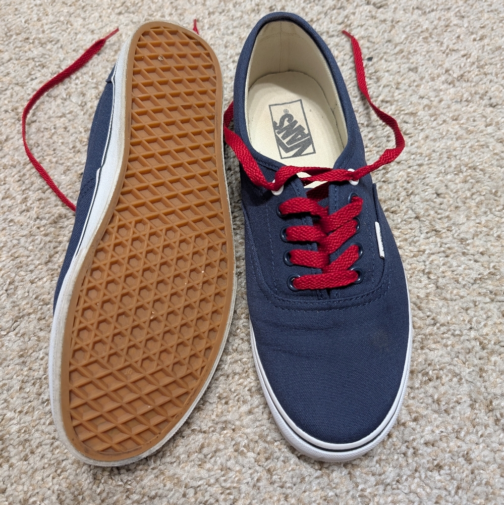 Vans Navy Authentic Shoes - Picture 3 of 5